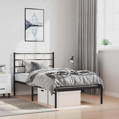Metal Bed Frame Without Mattress 90X200Cm