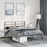 Metal Bed Frame Without Mattress 90X200Cm