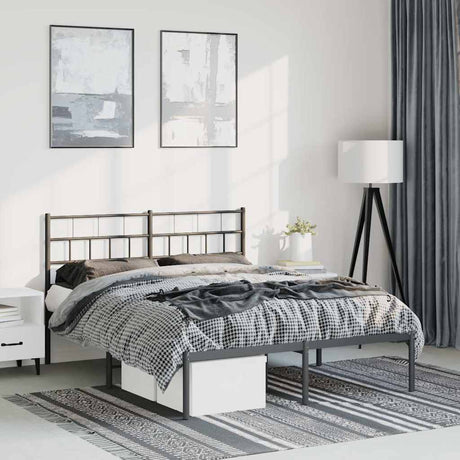 Metal Bed Frame Without Mattress 90X200Cm