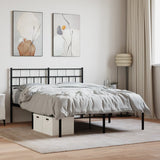 Metal Bed Frame Without Mattress 90X200Cm
