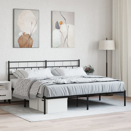 Metal Bed Frame Without Mattress 90X200Cm