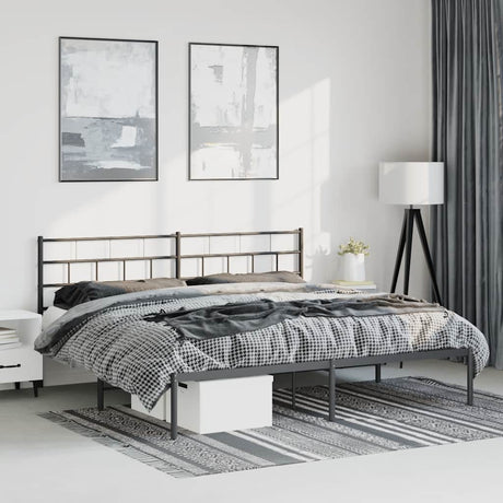 Metal Bed Frame Without Mattress 90X200Cm