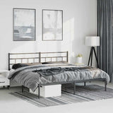 Metal Bed Frame Without Mattress 90X200Cm
