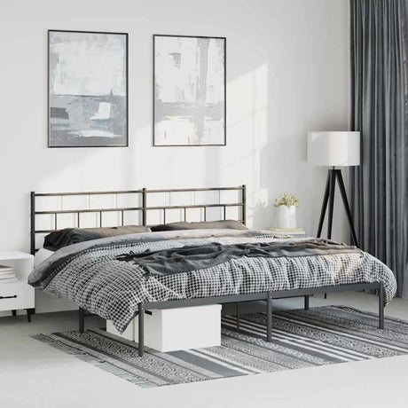 Metal Bed Frame Without Mattress 90X200Cm