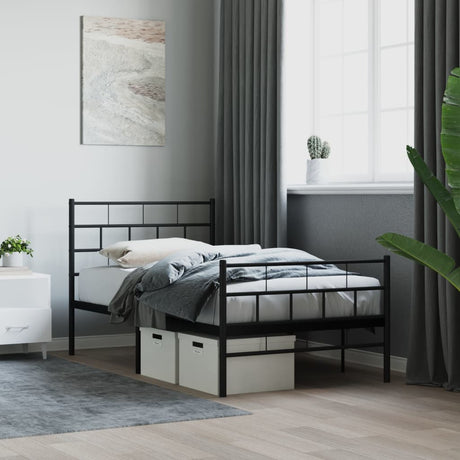 Metal Bed Frame Without Mattress 90X200Cm
