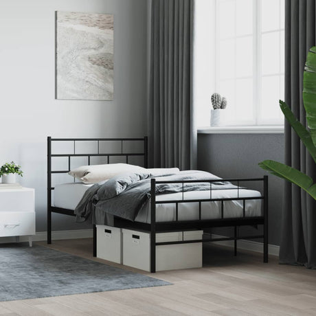 Metal Bed Frame Without Mattress 90X200Cm