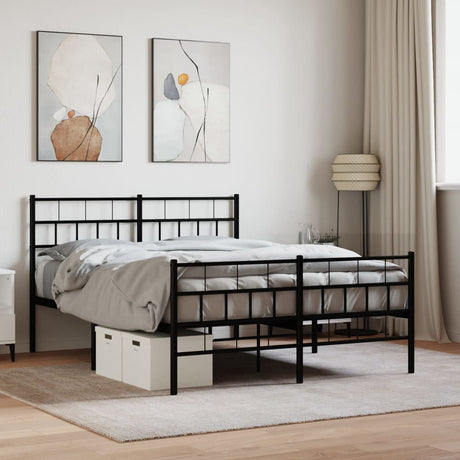 Metal Bed Frame Without Mattress 90X200Cm
