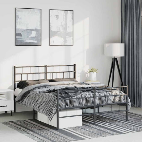 Metal Bed Frame Without Mattress 90X200Cm