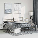 Metal Bed Frame Without Mattress 90X200Cm