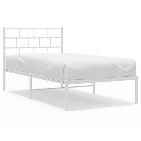Metal Bed Frame Without Mattress 90X200Cm