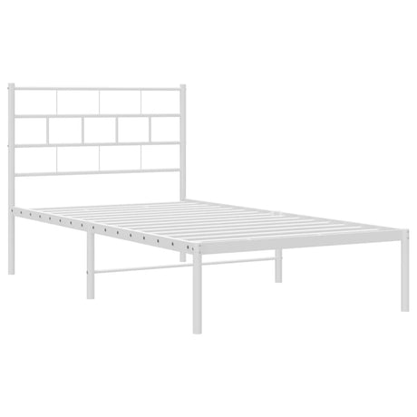 Metal Bed Frame Without Mattress 90X200Cm
