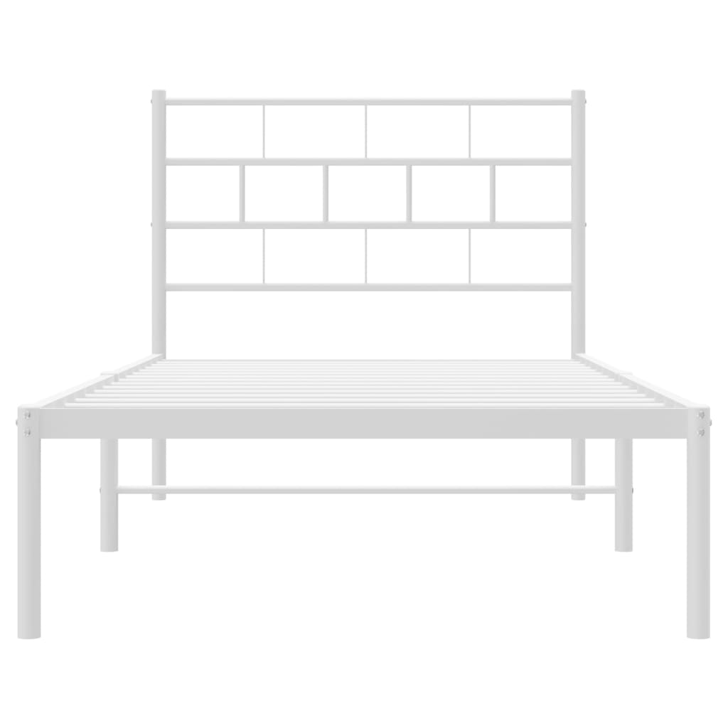 Metal Bed Frame Without Mattress 90X200Cm
