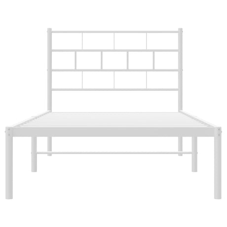 Metal Bed Frame Without Mattress 90X200Cm