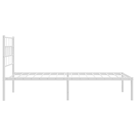 Metal Bed Frame Without Mattress 90X200Cm