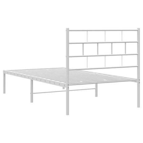 Metal Bed Frame Without Mattress 90X200Cm