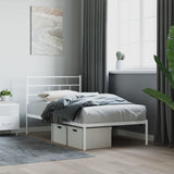 Metal Bed Frame Without Mattress 90X200Cm