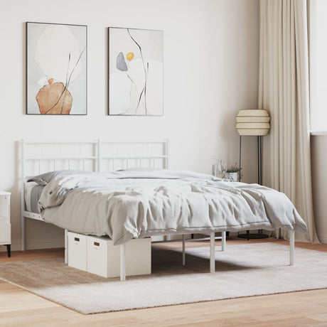 Metal Bed Frame Without Mattress 90X200Cm