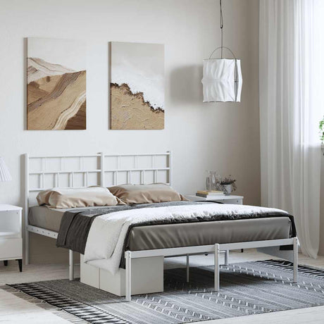 Metal Bed Frame Without Mattress 90X200Cm