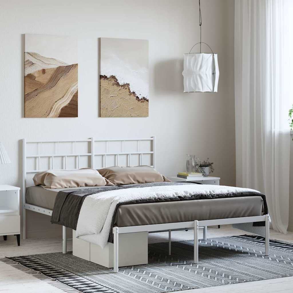 Metal Bed Frame Without Mattress 90X200Cm