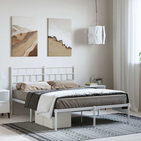 Metal Bed Frame Without Mattress 90X200Cm