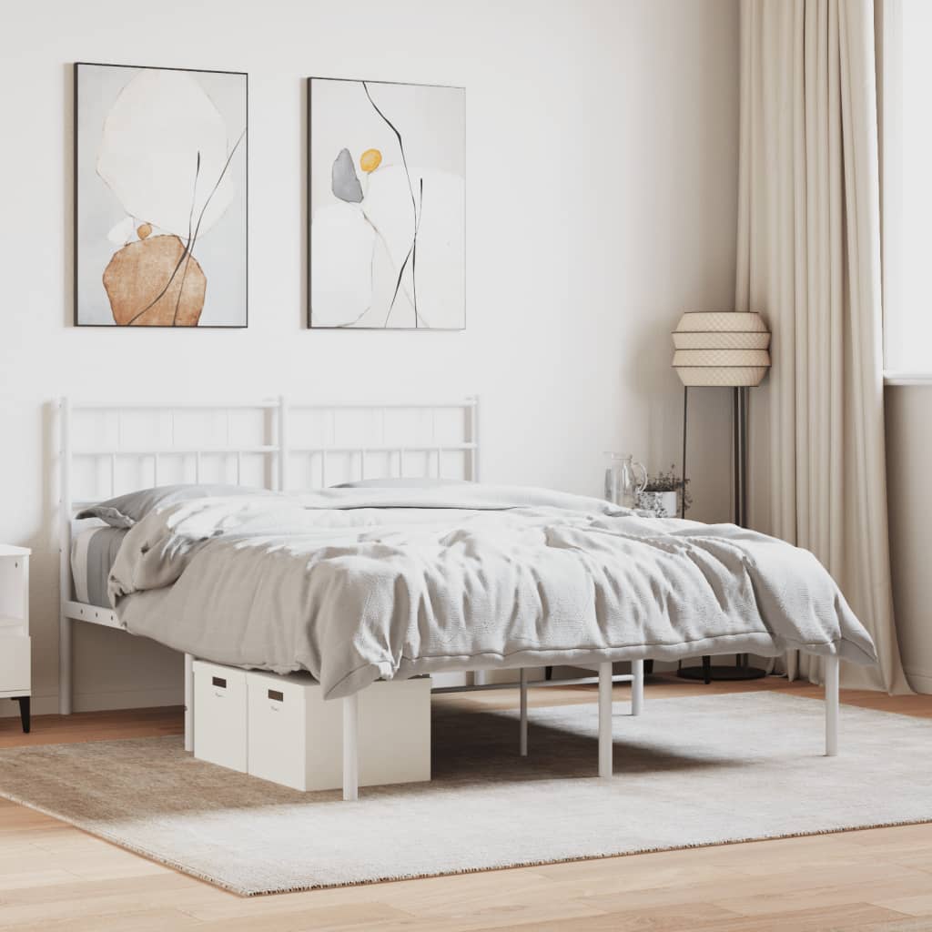 Metal Bed Frame Without Mattress 90X200Cm