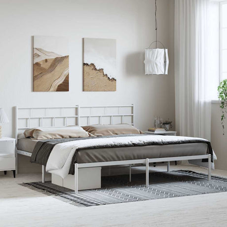 Metal Bed Frame Without Mattress 90X200Cm