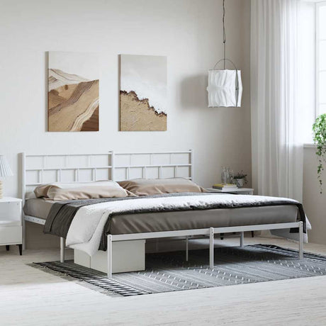 Metal Bed Frame Without Mattress 90X200Cm