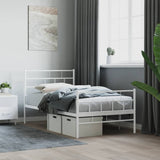 Metal Bed Frame Without Mattress 90X200Cm
