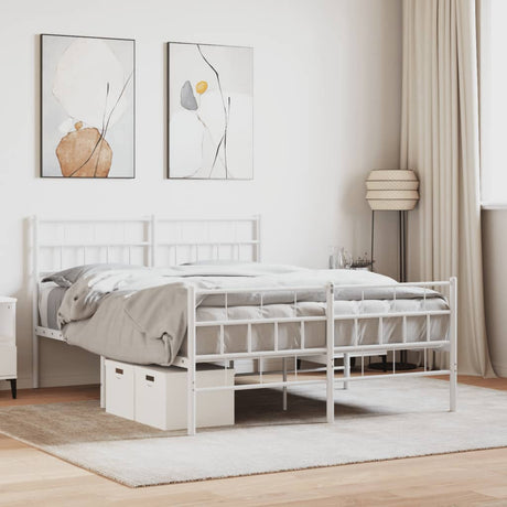 Metal Bed Frame Without Mattress 90X200Cm
