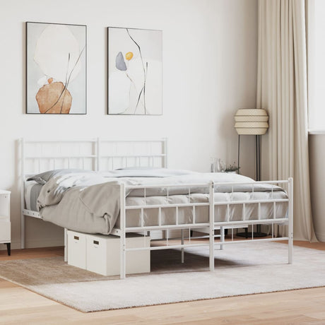 Metal Bed Frame Without Mattress 90X200Cm
