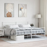 Metal Bed Frame Without Mattress 90X200Cm