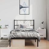 Metal Bed Frame Without Mattress With Footboard 150X200Cm