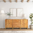 Side Cabinets 3 Pcs Brown And Black 60X33.5X75 Cm Solid Wood Mango