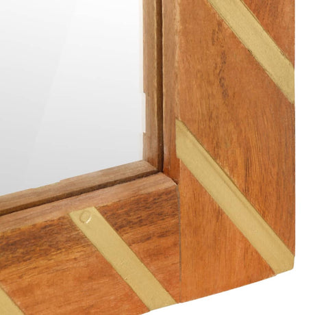 2 Piece Bathroom Cabinet Set Brown And Black Solid Wood Mango