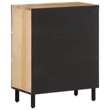 Side Cabinets 2 Pcs 60X33X75 Cm Solid Wood Mango