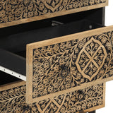 Side Cabinets 2 Pcs 60X33X75 Cm Solid Wood Mango