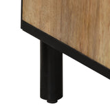 Side Cabinets 2 Pcs 60X33X75 Cm Solid Wood Mango