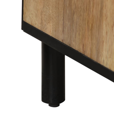 Side Cabinets 2 Pcs 60X33X75 Cm Solid Wood Mango