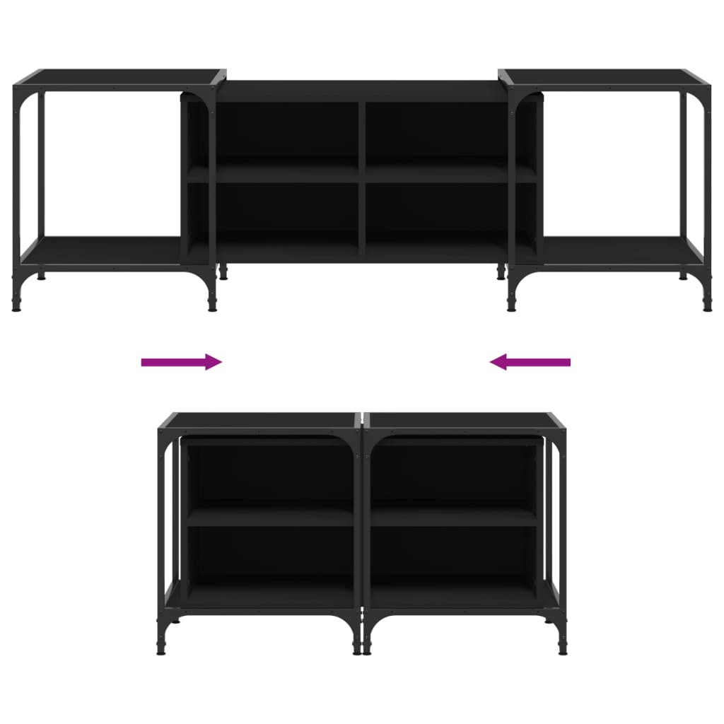 Tv Cabinet 153X37X50 Cm Engineered Wood