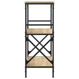 Bookcase 3-Tier 59X35X Engineered Wood