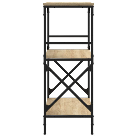 Bookcase 3-Tier 59X35X Engineered Wood