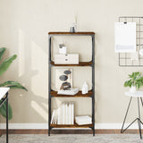 Bookcase 3-Tier 59X35X Engineered Wood