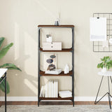 Bookcase 3-Tier 59X35X Engineered Wood