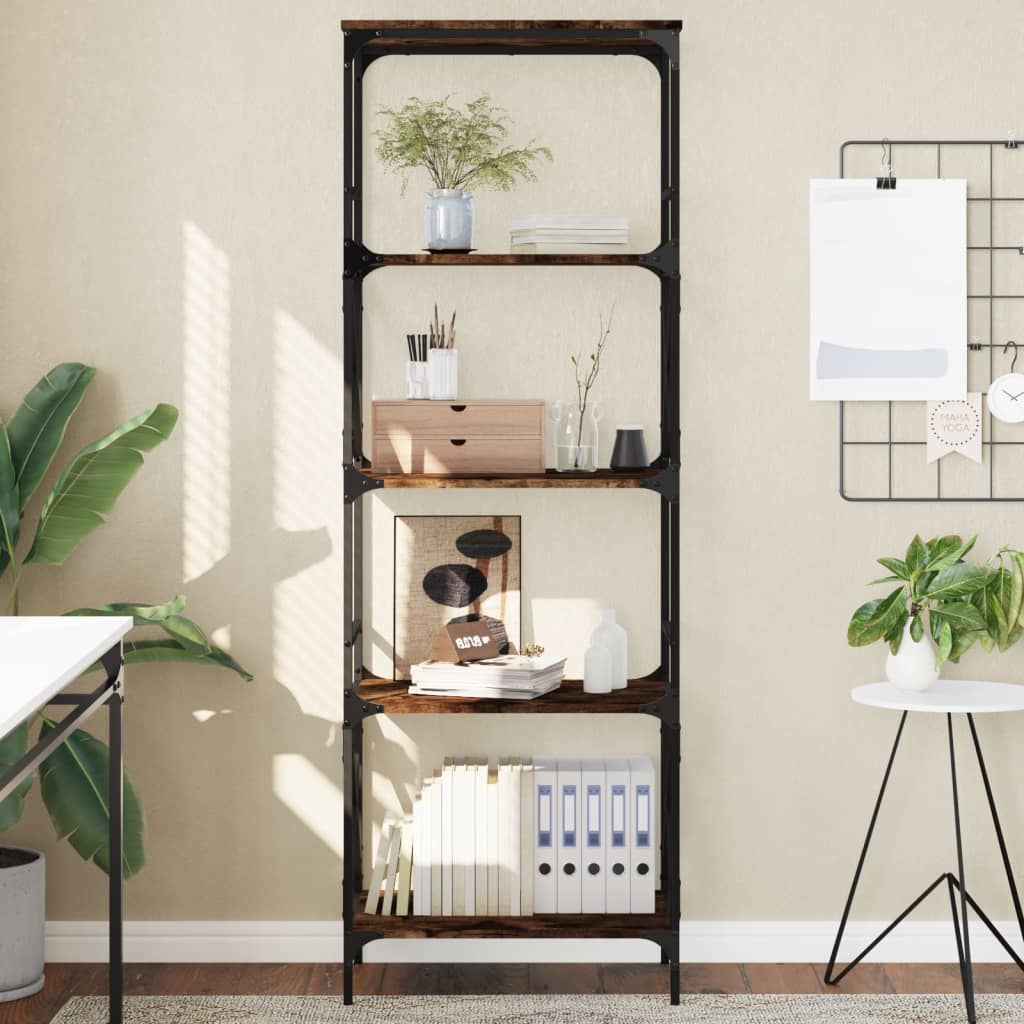 Bookcase 3-Tier 59X35X Engineered Wood