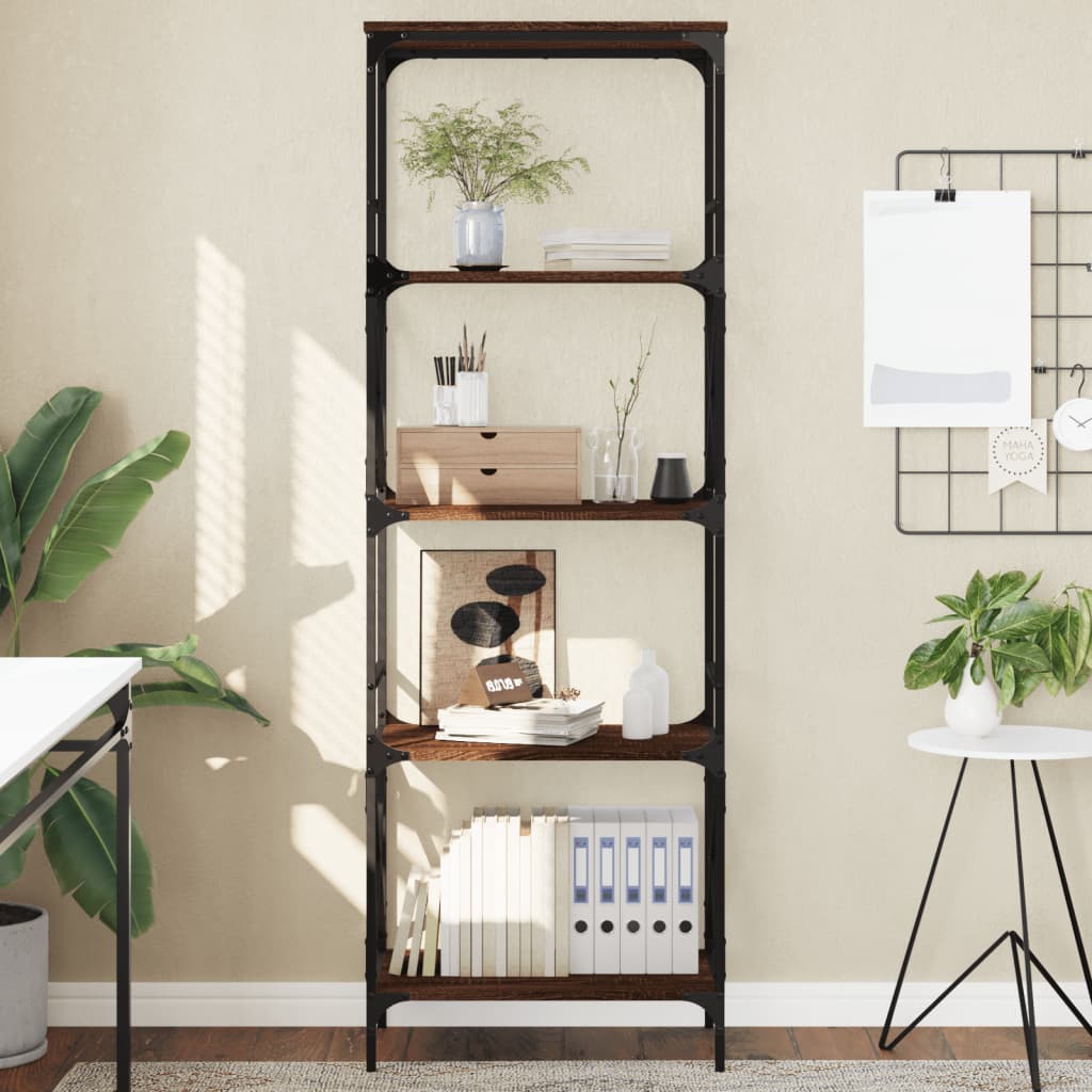 Bookcase 3-Tier 59X35X Engineered Wood