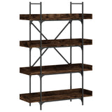 Bookcase 4-Tier 100X33X Engineered Wood