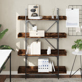Bookcase 4-Tier 100X33X Engineered Wood