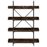 Bookcase 4-Tier 100X33X Engineered Wood