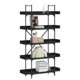 Bookcase 4-Tier 100X33X Engineered Wood