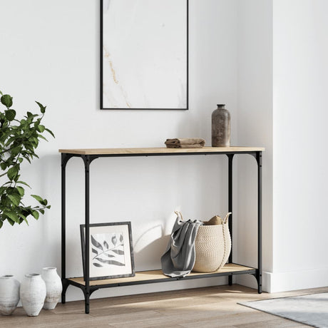 Console Table 101X30.5X75 Cm Engineered Wood